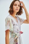 printed dress produced in silk coming from a painting 3