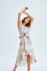 printed dress produced in silk coming from a painting 4