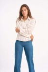 oversize shirt with geometric details 4