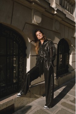 black jumpsuit produced in Paris 2