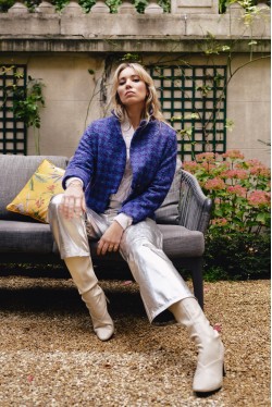 blue and purple jacket produced in wool 2
