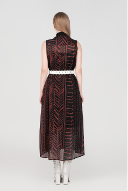 robe sans manches boutonnée sur tout le devant 3