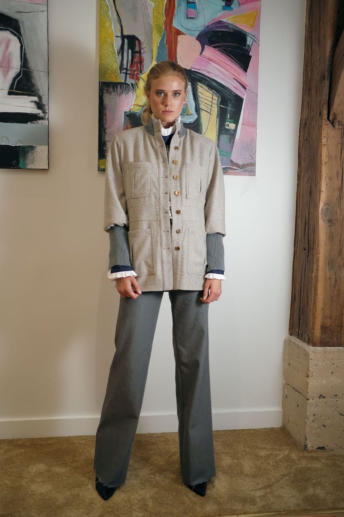 Veste bi-matière et bi-colore 1 Veste bi-matière et bi-colore 1