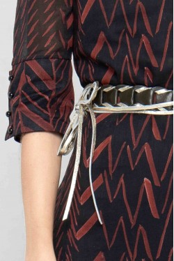 black cowhide leather belt 3