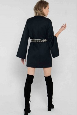 black cowhide leather belt 6