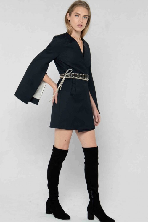 black cowhide leather belt 7