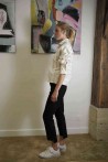 oversize shirt with geometric details 2