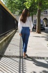 high waisted pants with golden buttons 4