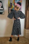 Black and white skirt produced in Paris 4