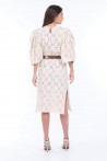 Robe produite dans un coton ajouré 2