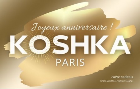  Carte Cadeau Koshka Paris Anniversaire