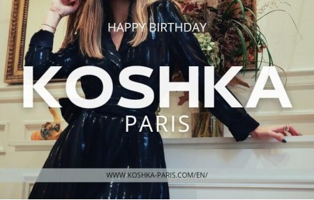 Koshka Paris Birthday gift card